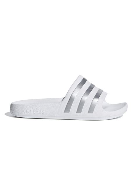 Ciabatte Adidas Adilette Aqua Bianco Argento Unisex ADIDAS CORE | Ciabatte | F35555-